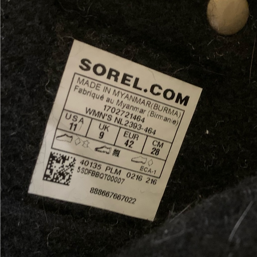 Sorel Navy and Black Snow Boots Size 11 - Picture 5 of 5